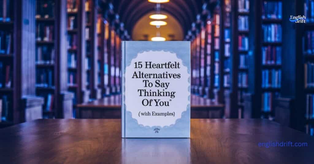 15 Heartfelt Alternatives to Say “Thinking of You” (With Examples)