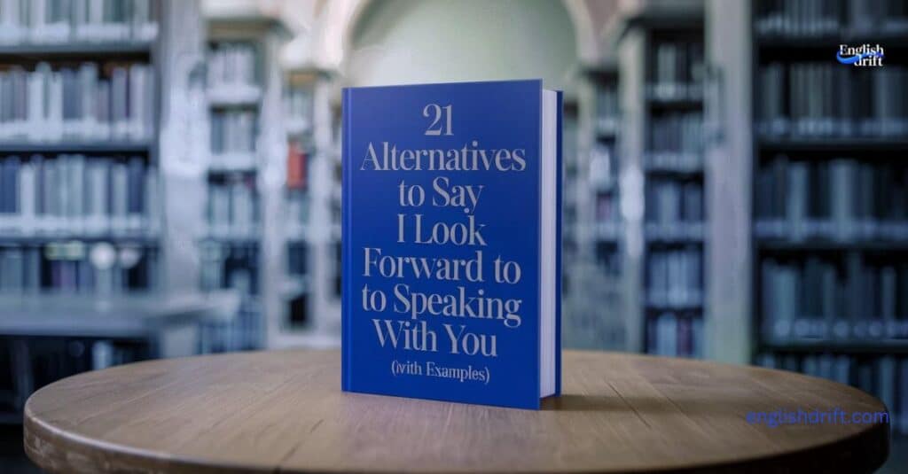 21 Alternatives to Say I Look Forward to Speaking With You (With Examples)