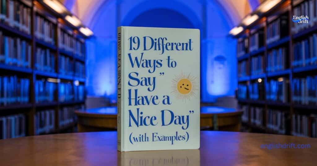 19 Different Ways to Say “Have a Nice Day” (With Examples)