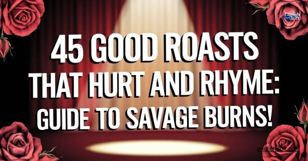 45 good roasts that hurt And Rhyme Guide to Savage Burns!