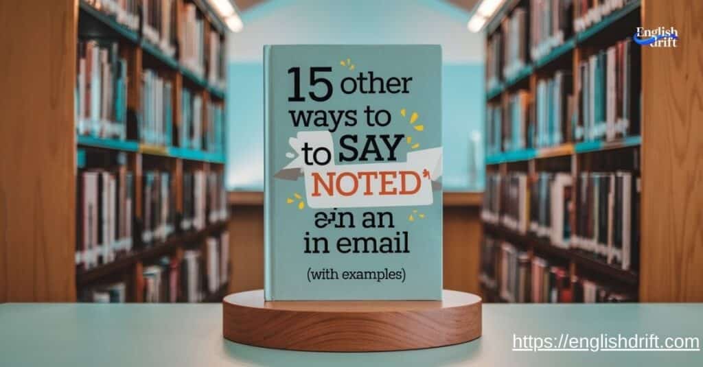 15 Other Ways to Say “Well Noted” in an Email (With Examples)