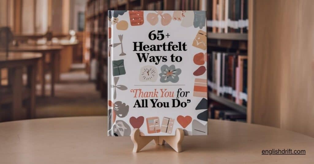 65+ Heartfelt Ways to Say Thank You For All You Do