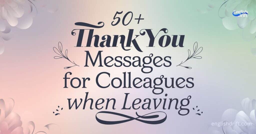 Thank You Messages for Colleagues When Leaving featured