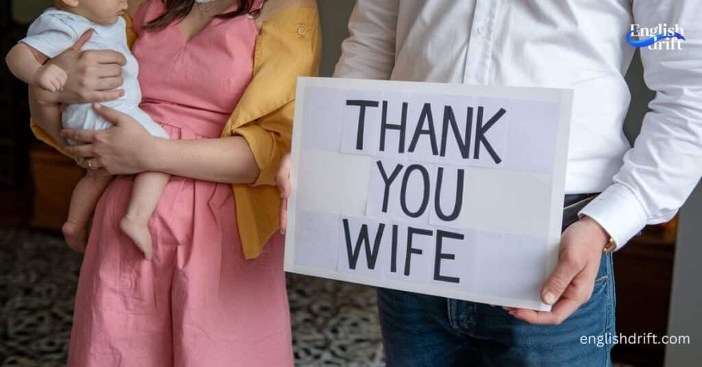 Thank You Messages for Wife 1