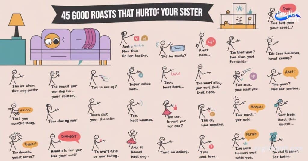 Good Roasts that Hurt for Your Sister